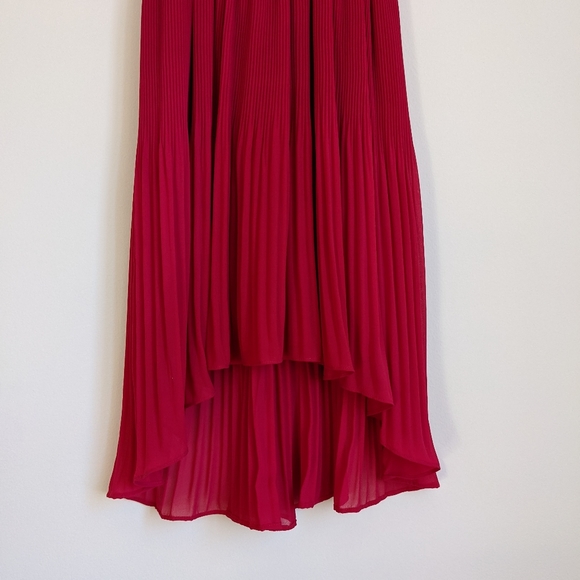 GUESS Kaleidos Sleeveless Pleated Dress M - Picture 3 of 7